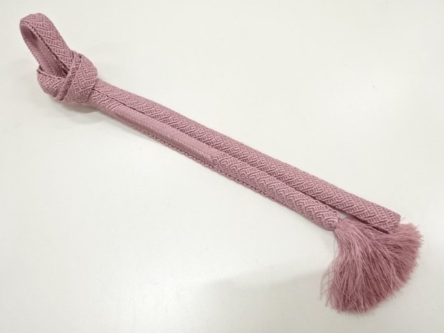 JAPANESE KIMONO / HAND-TIED OBIJIME